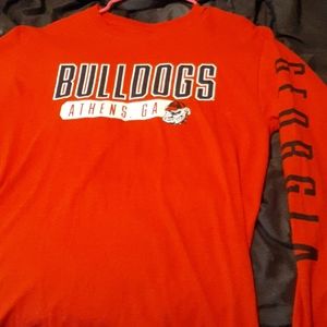 Mens Georgia Bulldogs long sleeve shirt